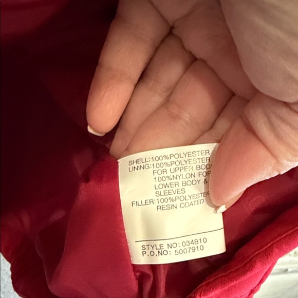 Pacific Trail Vibrant Red Quilted Zip Jacket size 2X removable hood - Picture 3 of 9